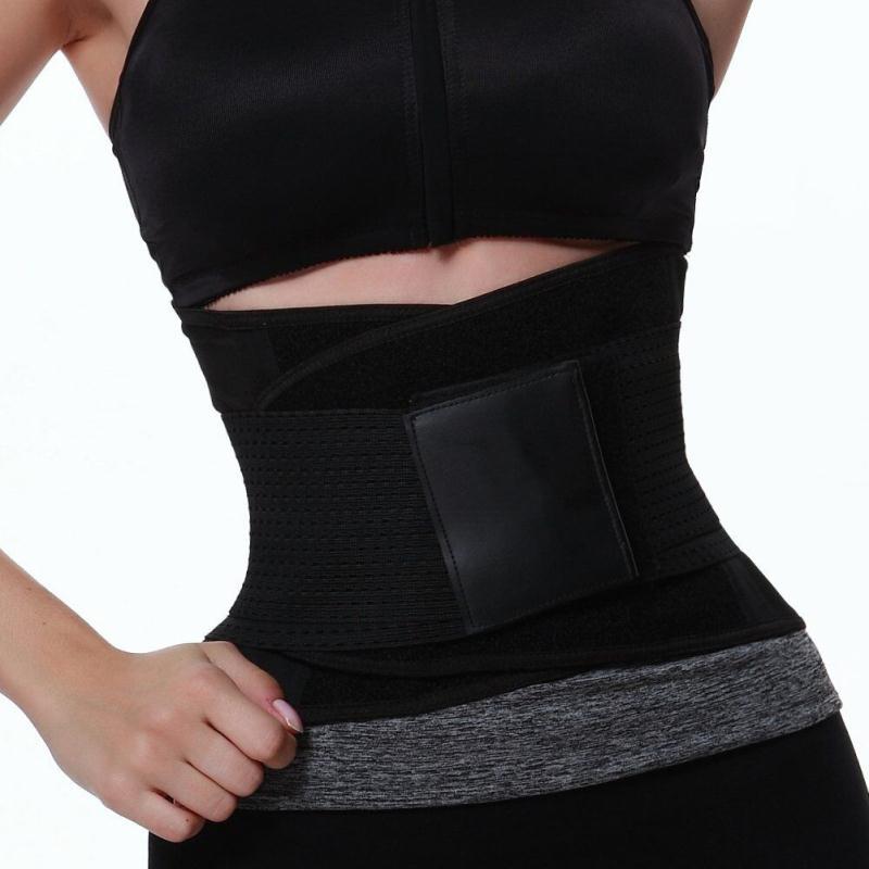 Neoprene Lumbar Waist Support Waist Trimmer Belt Unisex Exercise Weight Loss Burn Shaper Gym Fitness Belt Waist Trainer