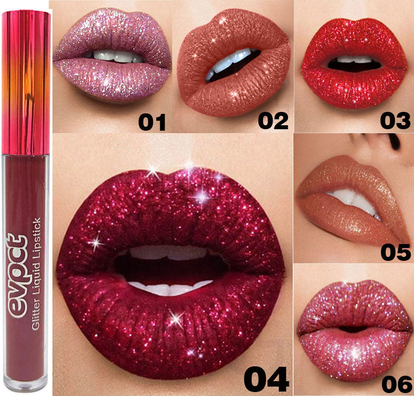 evpct diamond illusion shiny matte metal lip gloss lipstick wish foreign trade new explosion models_cmaadu