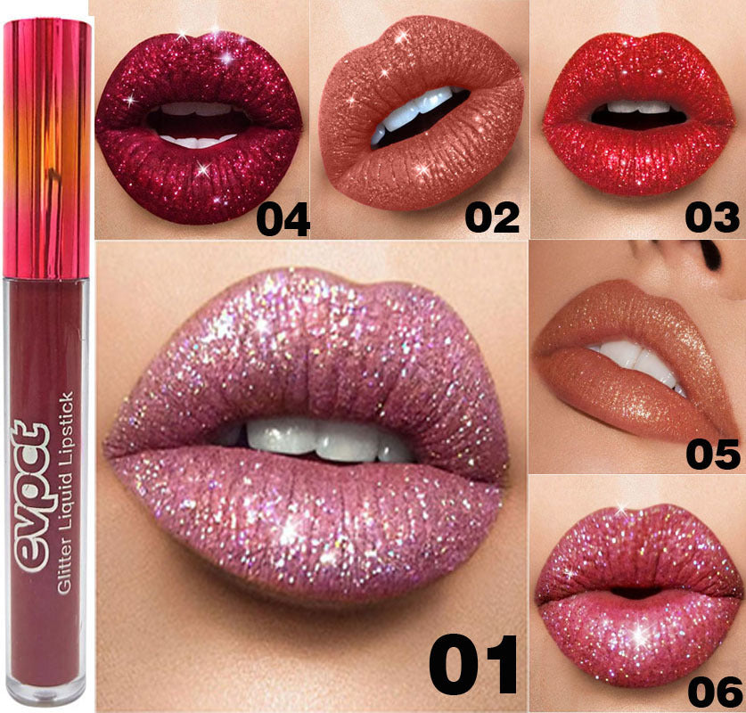 evpct diamond illusion shiny matte metal lip gloss lipstick wish foreign trade new explosion models_cmaadu