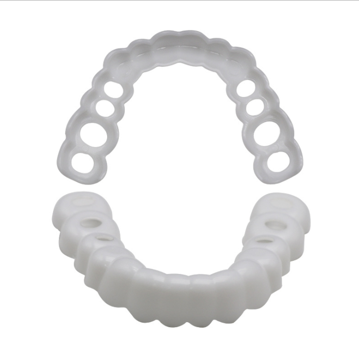 Teeth Whitening Snap On Smile Teeth Cosmetic Denture Instant Perfect Smile Teeth Fake Tooth Cover One Size Fits