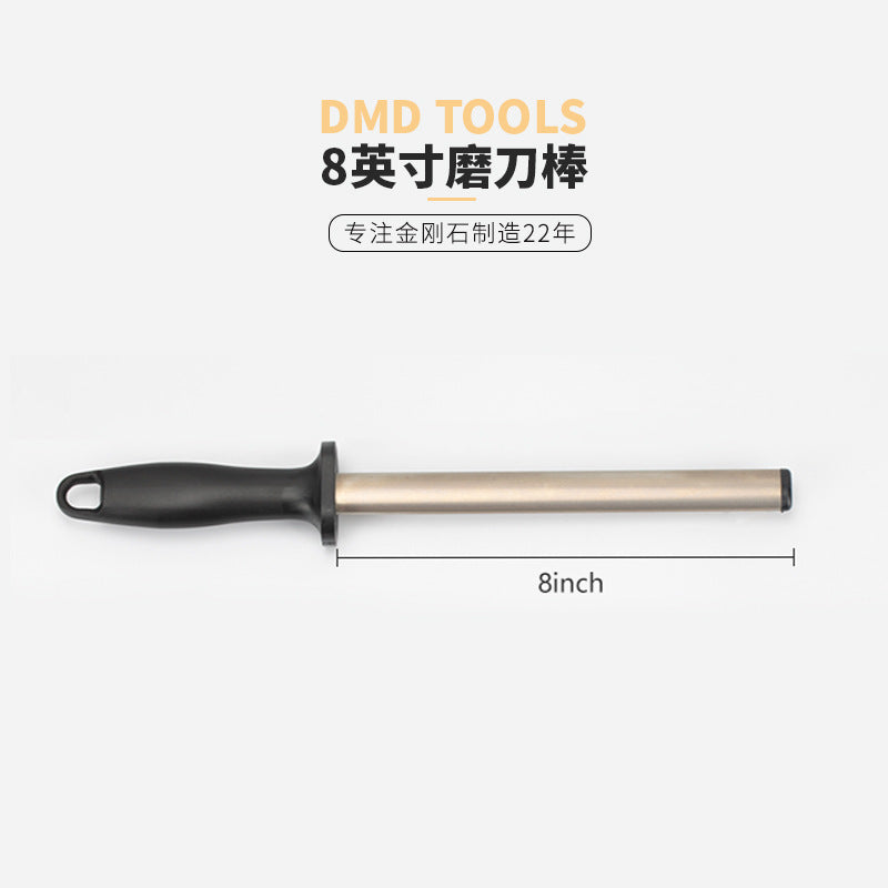 DMD kitchen 5 inch 8 inch 10 inch 12 inch household knife sharpener ceramic knife sharpener porcelain stick diamond sharpener stone