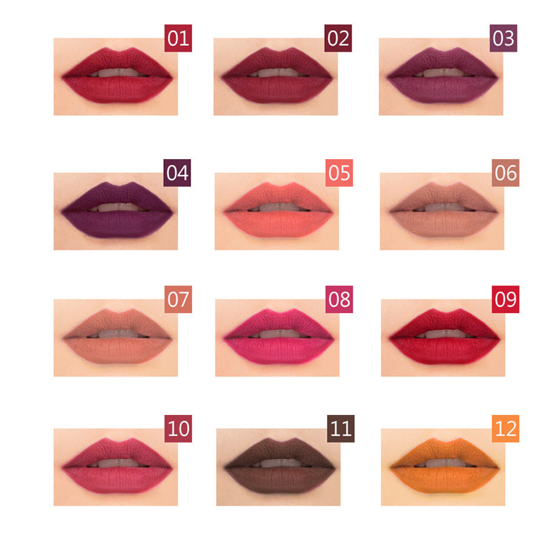 Pudaier new lip liner waterproof non-marking matte velvet lipstick pen spot foreign trade sizzling explosions