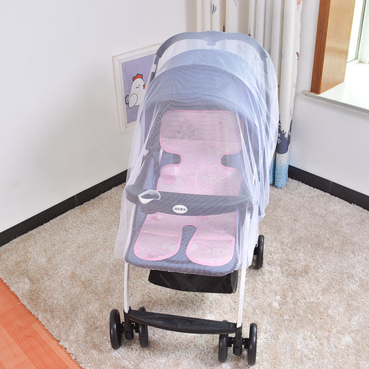 Baby Stroller Mosquito Net Enlarged Space Encryption Mesh Full Cover Baby Stroller Mosquito Net Cover