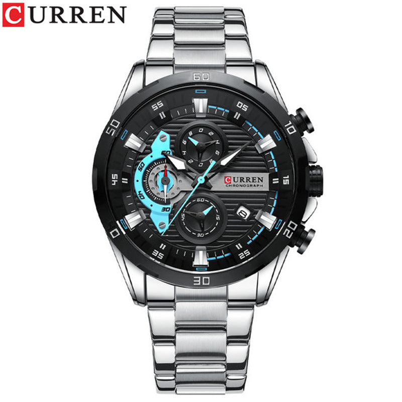 CURREN new 8402 men's watch simple casual business steel band watch