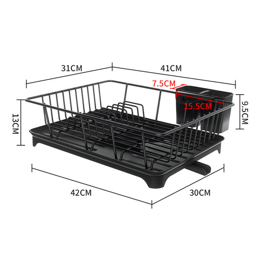 Kitchen sink countertop drain bowl rack dish rack drain basket rack dish storage rack drain bowl chopstick rack storage storage