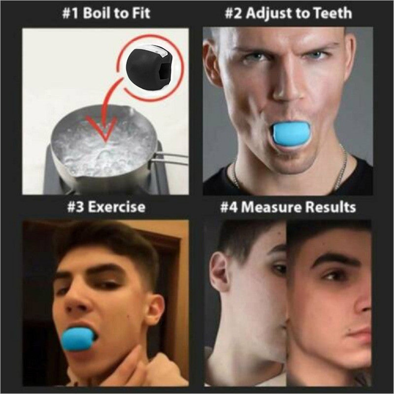 Face Masseter mouth jawline Amazon bite muscle ball jaw trainer facial muscles