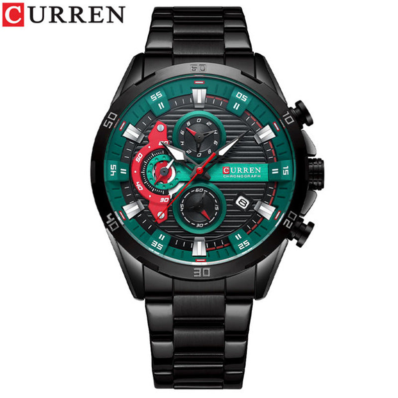 CURREN new 8402 men's watch simple casual business steel band watch