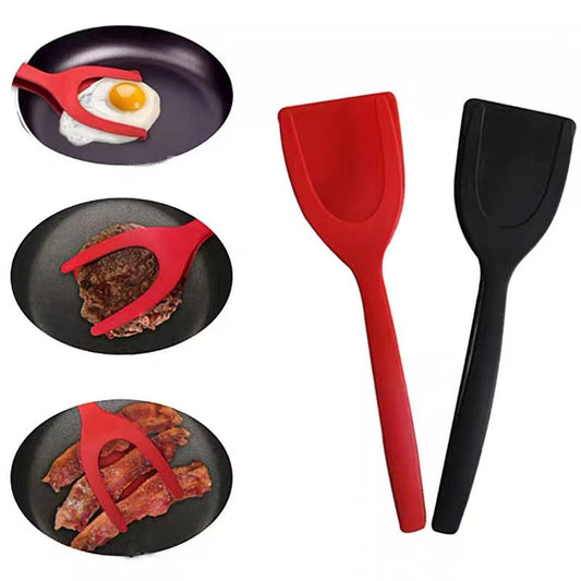 Steak dual-purpose shovel, egg shovel, pancake tool, food clip, multi-purpose all-in-one shovel, food toast clip, kitchen shovel fork