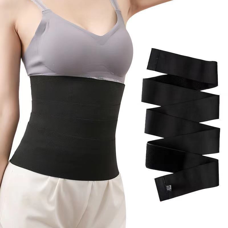 New cross-border winding plastic waist belt restraint belt ladies waist belt elastic abdomen belt waist trainer